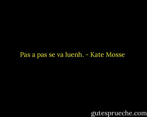 Pas a pas se va luenh. - Kate Mosse