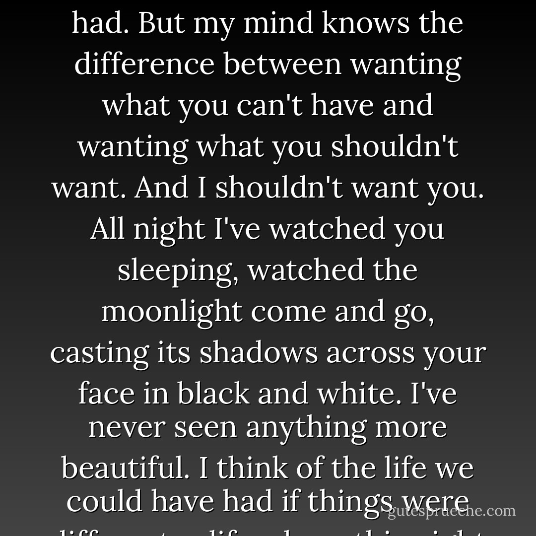 Clary, <br /><br />Despite everything, I can't bear the thought of this ring being lost forever, any more then I can bear the thought of leaving you forever. And though I have no choice about the one, at least I can choose about the other. I'm leaving you our family ring because you have as much right to it as I do.<br />I'm writing this watching the sun come up. You're asleep, dreams moving behind your restless eyelids. I wish I knew what you were thinking. I wish I could slip into your head and see the world the way you do. I wish I could see <u>myself</u> the way you do. But maybe I dont want to see that. Maybe it would make me feel even more than I already do that I'm perpetuating some kind of Great Lie on you, and I couldn't stand that. <br />I belong to you. You could do anything you wanted with me and I would let you. You could ask anything of me and I'd break myself trying to make you happy. My heart tells me this is the best and greatest feeling I have ever had. But my mind knows the difference between wanting what you can't have and wanting what you shouldn't want. And I shouldn't want you.<br />All night I've watched you sleeping, watched the moonlight come and go, casting its shadows across your face in black and white. I've never seen anything more beautiful. I think of the life we could have had if things were different, a life where this night is not a singular event, separate from everything else that's real, but every night. But things aren't different, and I can't look at you without feeling like I've tricked you into loving me.<br />The truth no one is willing to say out loud is that no one has a shot against Valentine but me. I can get close to him like no one else can. I can pretend I want to join him and he'll believe me, up until that last moment where I end it all, one way or another. I have something of Sebastian's; I can track him to where my father's hiding, and that's what I'm going to do. So I lied to you last night. I said I just wanted one night with you. But I want every night with you. And that's why I have to slip out of your window now, like a coward. Because if I had to tell you this to your face, I couldn't make myself go. <br />I don't blame you if you hate me, I wish you would. As long as I can still dream, I will dream of you. <br /><br />_Jace - Cassandra Clare