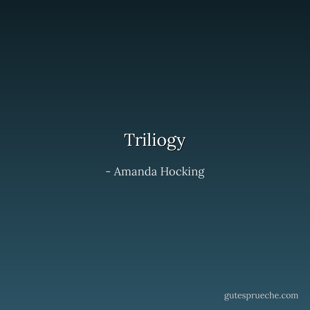 Triliogy - Amanda Hocking