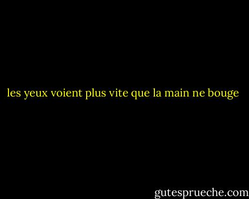 les yeux voient plus vite que la main ne bouge - RaeAnne Thayne