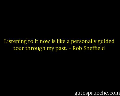 Listening to it now is like a personally guided tour through my past. - Rob Sheffield