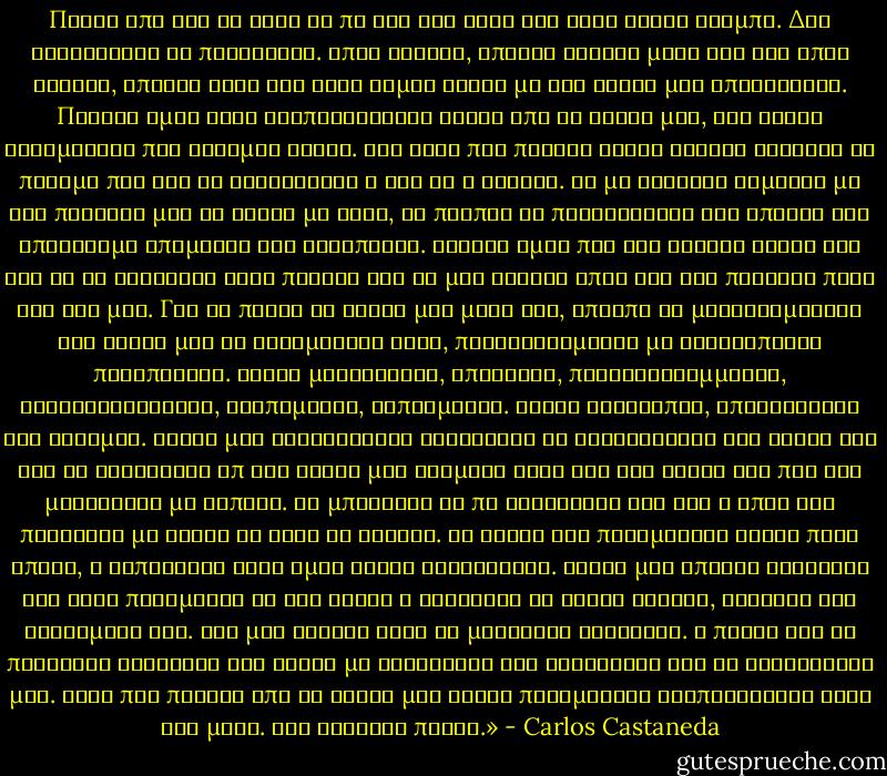 Πρώτα από όλα θα θελα να πω ότι όσα κάνω για σένα είναι τσάμπα. Δεν χρειάζεται να πληρώσεις. Όπως ξέρεις, υπήρξα άψογος μαζί σου και όπως ξέρεις, επίσης αυτό δεν έχει καμία σχέση με τις δικές μου επενδύσεις. Παίρνω όμως κάτι ανυπολόγιστης αξίας από τη σχέση μας, ένα είδος ανταμοιβής που φέρομαι άψογα. Και αυτό που παίρνω είναι εκείνο ακριβώς το πράγμα που δεν θα καταλάβεις ή δεν θα σ αρέσει. Αν με κρίνεις σύμφωνα με τις πράξεις μου σε σχέση με σένα, θα πρέπει να παραδεχτείς ότι υπήρξα ένα υπόδειγμα υπομονής και συνέπειας. Εκείνο όμως που δεν ξέρεις είναι ότι για να το καταφέρω αυτό πάλεψα για να μαι άψογος όπως δεν έχω παλέψει ποτέ στη ζωή μου. Για να περνώ το χρόνο μου μαζί σου, έπρεπε να μετασχηματίζω τον εαυτό μου σε καθημερινή βάση, περιοριζόμενος με συντριπτική προσπάθεια. Είσαι μικρόψυχος, σπάταλος, προκατειλημμένος, καταναγκαστικός, ανυπόμονος, ξιπασμένος. Είσαι δύστροπος, υπολογιστής και αγνώμων. Έχεις μια ανεξάντλητη ικανότητα να ευχαριστείς τον εαυτό σου και το χειρότερο απ όλα έχεις μια τρομερή ιδέα για τον εαυτό σου που δεν μαζεύεται με τίποτα. Θα μπορούσα να πω ειλικρινά ότι και η απλή σου παρουσία με κάνει να θέλω να ξεράσω. Οι λόγοι των πολεμιστών είναι πολύ απλοί, η λεπτότητά τους όμως είναι εξαιρετική. Είναι μια σπάνια ευκαιρία για έναν πολεμιστή να του δοθεί η ευκαιρία να είναι άψογος, ενάντια στα αισθήματά του. Εσύ μου έδωσες αυτή τη μοναδική ευκαιρία. Η πράξη του να προσφέρω ελεύθερα και άψογα με ανανεώνει και ανανεώνει και το ενδιαφέρον μου. Αυτά που παίρνω από τη σχέση μας έχουν πραγματικά ανυπολόγιστη αξία για μένα. Σου χρωστάω πολλά.» - Carlos Castaneda