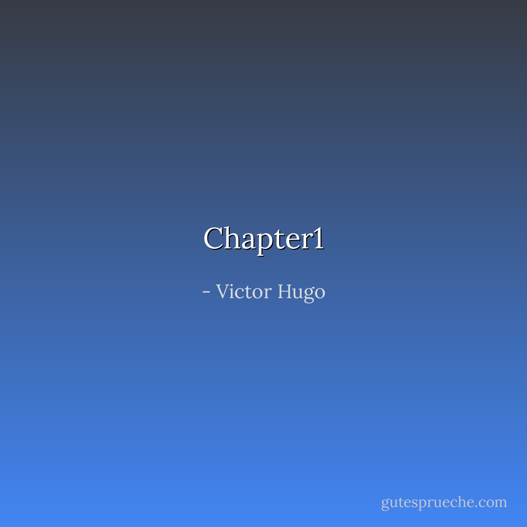 Chapter1 - Victor Hugo