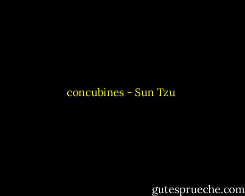 concubines - Sun Tzu