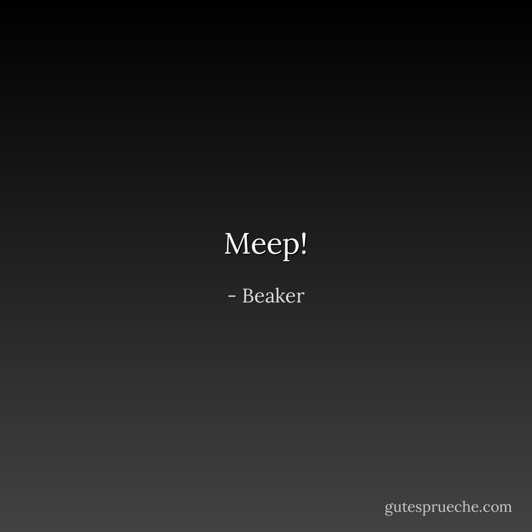 Meep! - Beaker